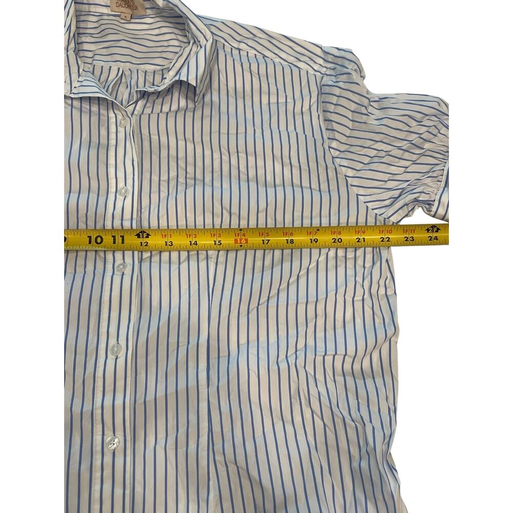 Mason's Daughter blue and white striped top size :S - Picture 6 of 7